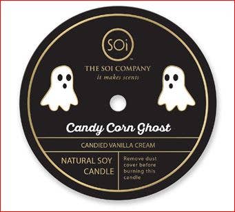 Candy Corn Ghost Candle – Limited Edition