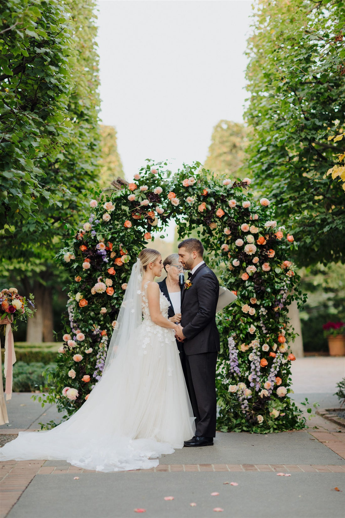 Fall Chicago Botanic Garden Wedding